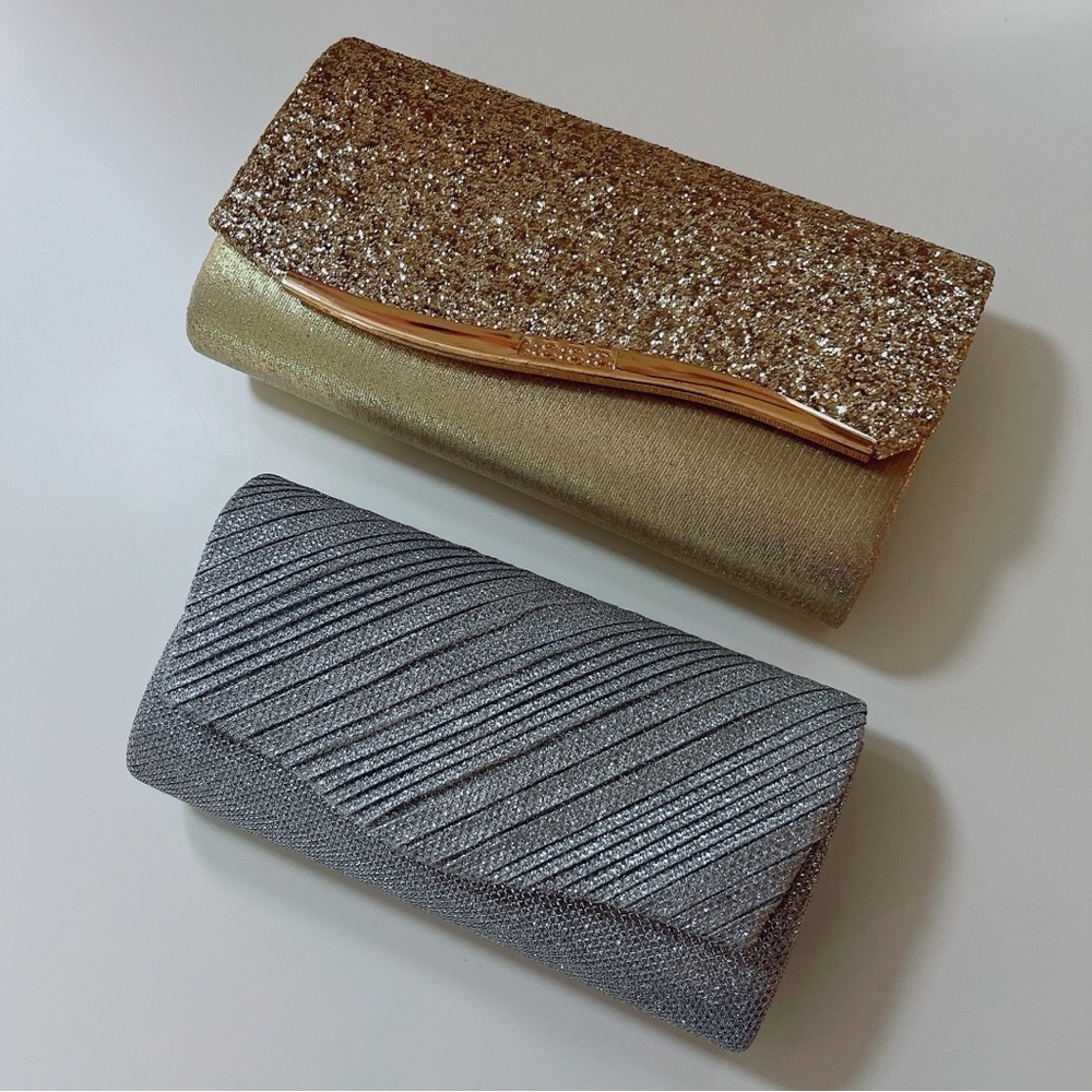 Gold and Silver Clutch Purses